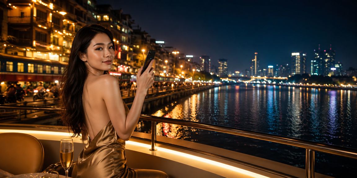 Người dùng tại Hà Nội xem hướng dẫn nạp tiền VND trên điện thoại